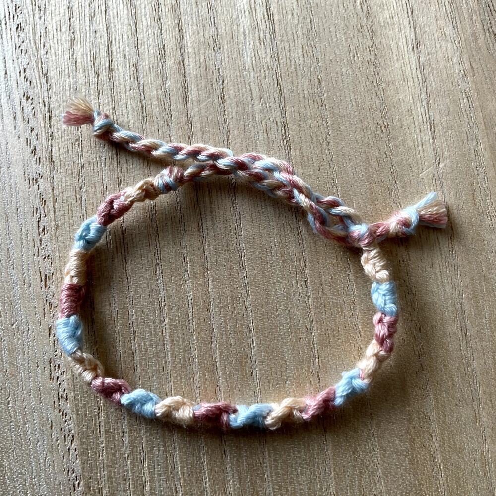 Eternity Bracelet anklet trendy comfortable tie embroidery thread woven gift